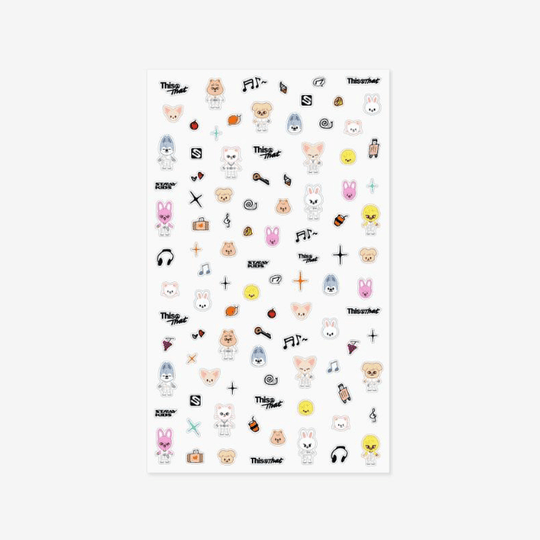 (Pre Order) Stray Kids - This & That Pop Up Official MD Week One: SKZOO MICRO STICKER