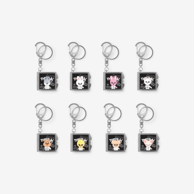 (Pre Order) Stray Kids - This & That Pop Up Official MD Week One: SKZOO MIRROR KEYRING - KPop Idol