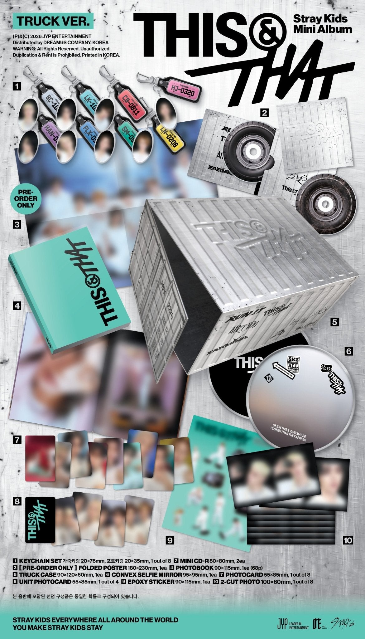 (Pre Order) Stray Kids - This & That: Truck Ver. Limited (Soundwave POB) - KPop Idol