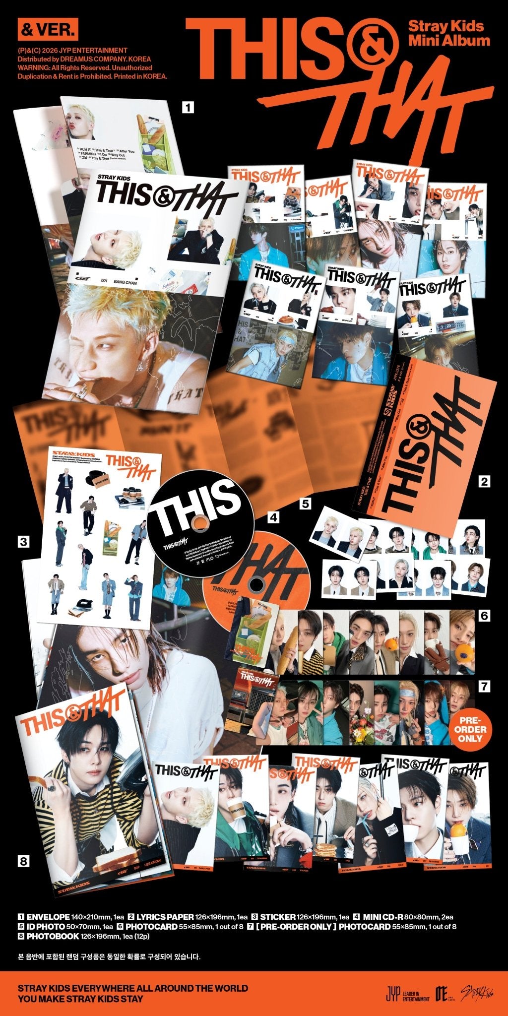 (Pre Order) Stray Kids - This & That: & Ver. (Makestar POB) - KPop Idol