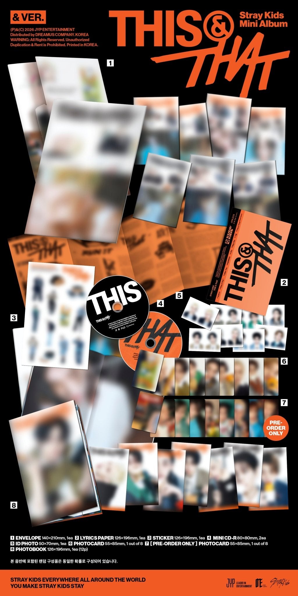 (Pre Order) Stray Kids - This & That: & Ver. (Makestar POB) - KPop Idol