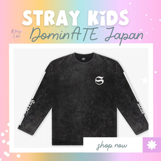 (Pre Order) Stray Kids World Tour DominATE Japan: LONG SLEEVE T - SHIRT - KPop Idol