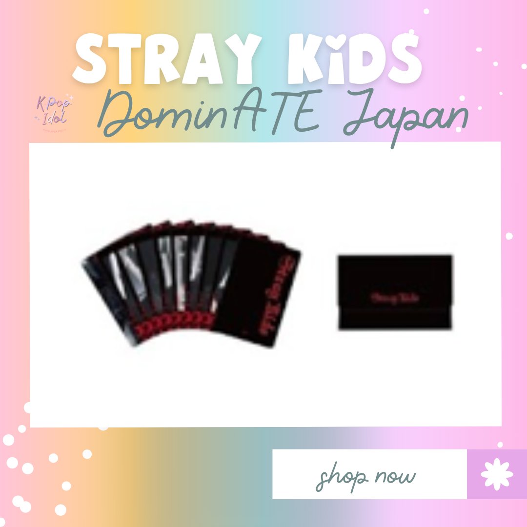 (Pre Order) Stray Kids World Tour DominATE Japan: PHOTO CARD SET（9PIECES) - KPop Idol