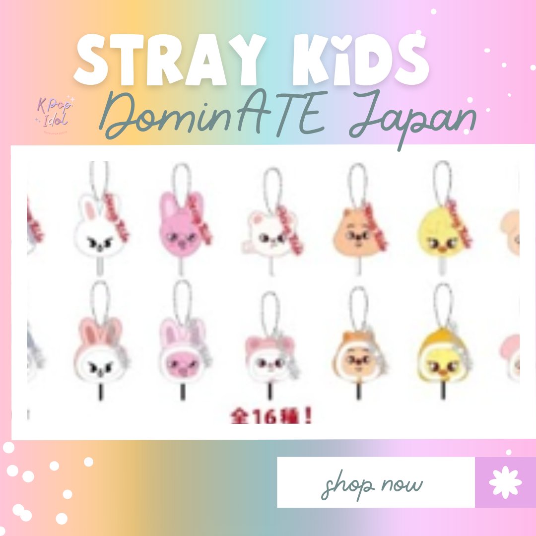 (Pre Order) Stray Kids World Tour DominATE Japan: RANDOM MINI IMAGE PICKET KEY HOLDER - KPop Idol