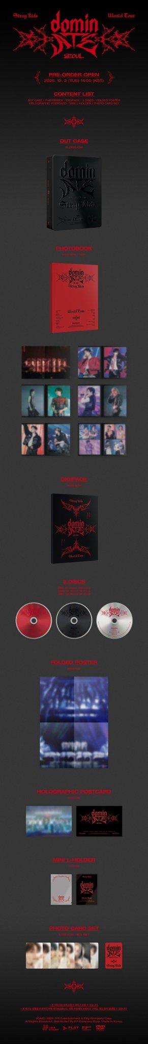 (Pre Order) Stray Kids - World Tour <dominATE SEOUL> DVD with POB - KPop Idol