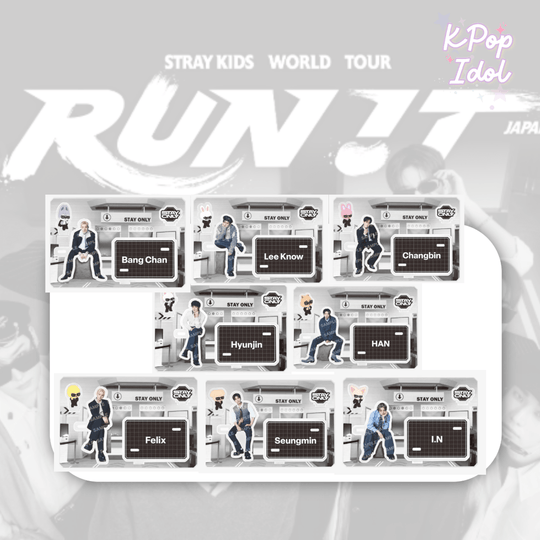 (Pre Order) Stray Kids - World Tour <Run It Japan> Official MD: ACRYLIC STAND