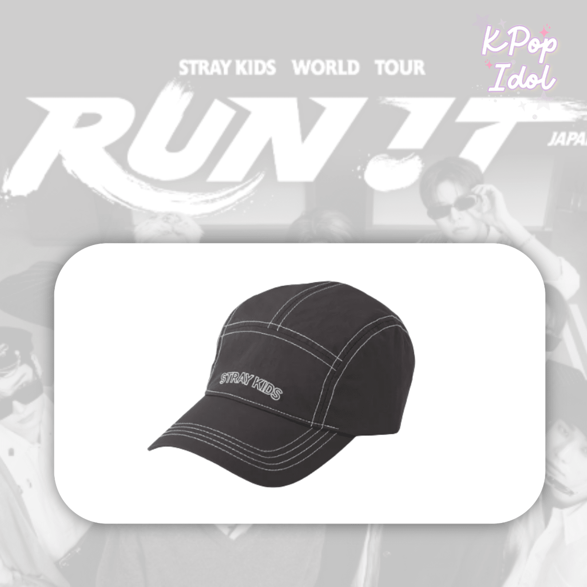 (Pre Order) Stray Kids - World Tour <Run It Japan> Official MD: CAP - KPop Idol