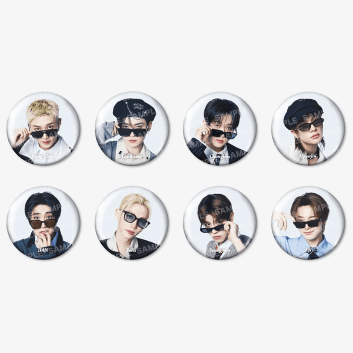 (Pre Order) Stray Kids - World Tour <Run It Japan> Official MD: PHOTO BADGE【B】 - KPop Idol