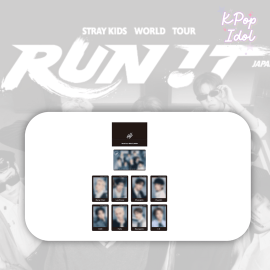 (Pre Order) Stray Kids - World Tour <Run It Japan> Official MD: PHOTO CARD SET（9PIECES）【A】