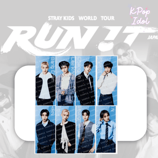 (Pre Order) Stray Kids - World Tour <Run It Japan> Official MD: PHOTO FACE TOWEL