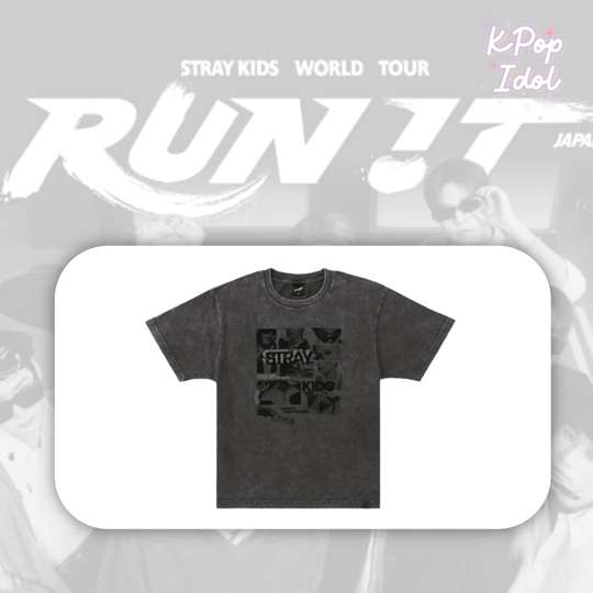 (Pre Order) Stray Kids - World Tour <Run It Japan> Official MD: PHOTO T-SHIRT