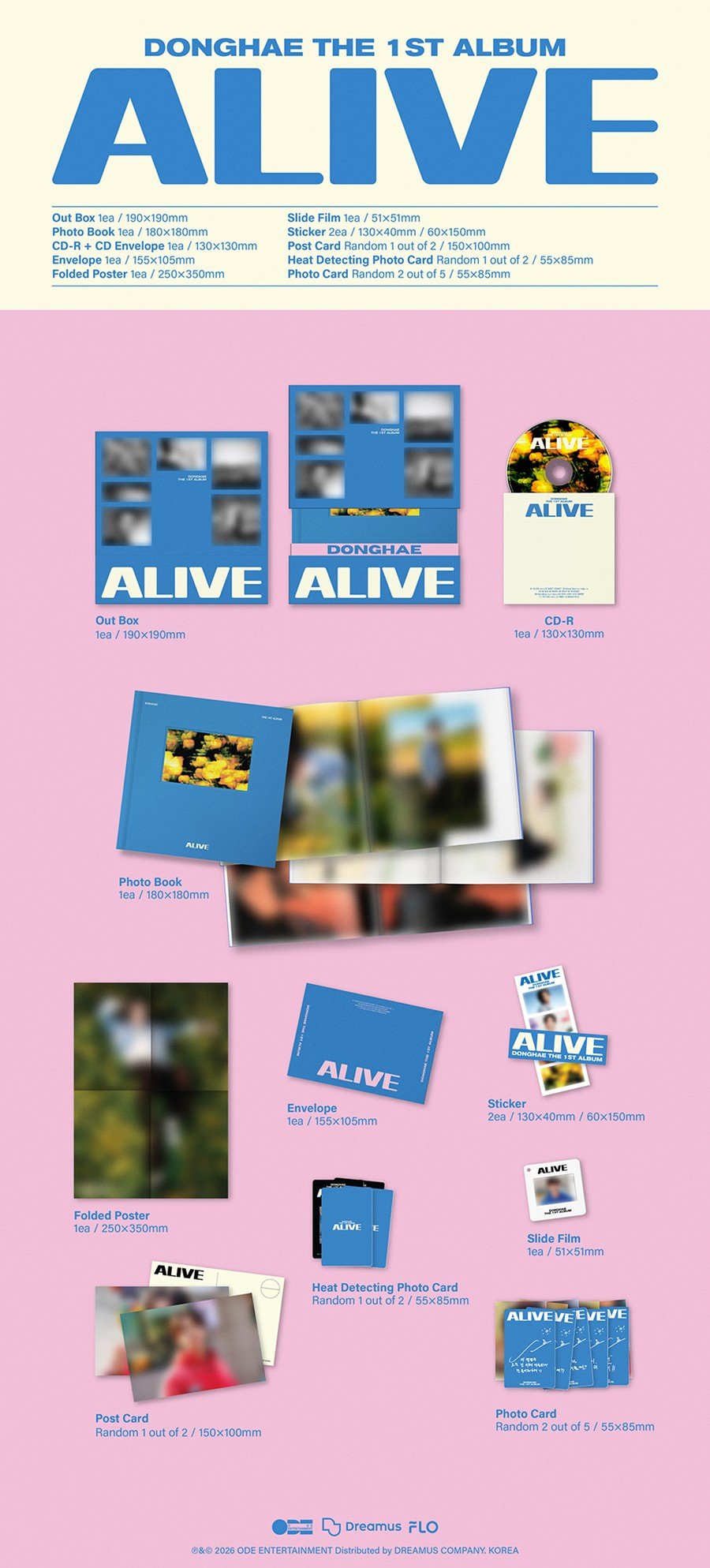 (Pre Order) Super Junior - Donghae - Alive: Photobook ver. - KPop Idol