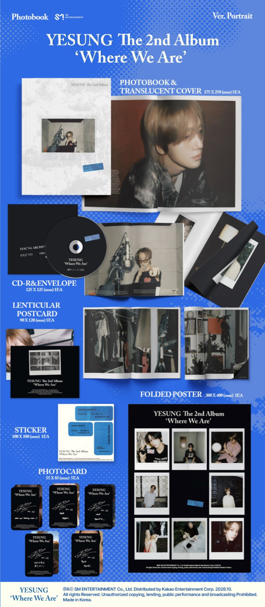 (Pre Order) Super Junior Yesung - Where We Are: Photobook Ver. - KPop Idol