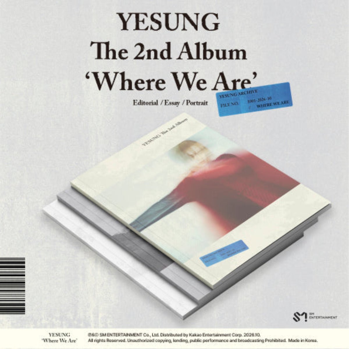 (Pre Order) Super Junior Yesung - Where We Are: Photobook Ver. - KPop Idol