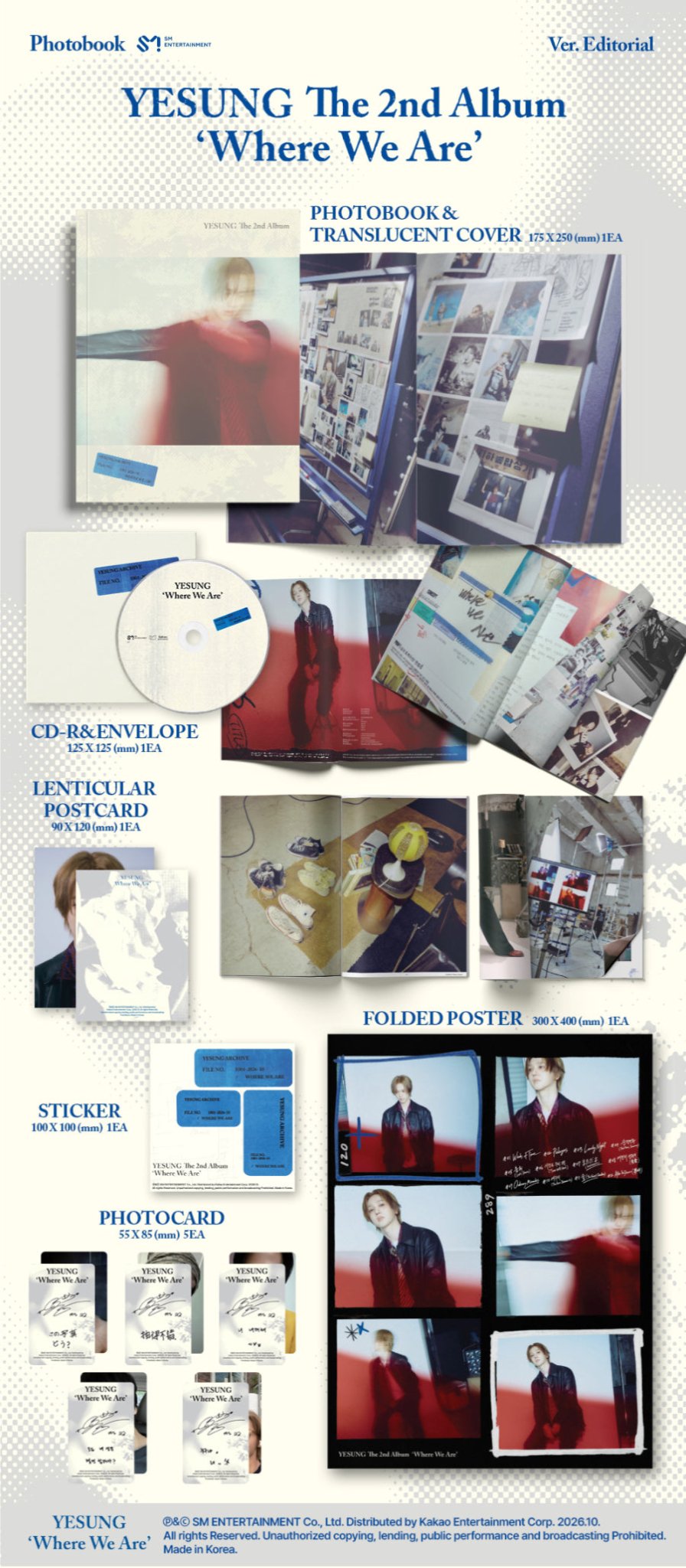 (Pre Order) Super Junior Yesung - Where We Are: Photobook Ver. - KPop Idol