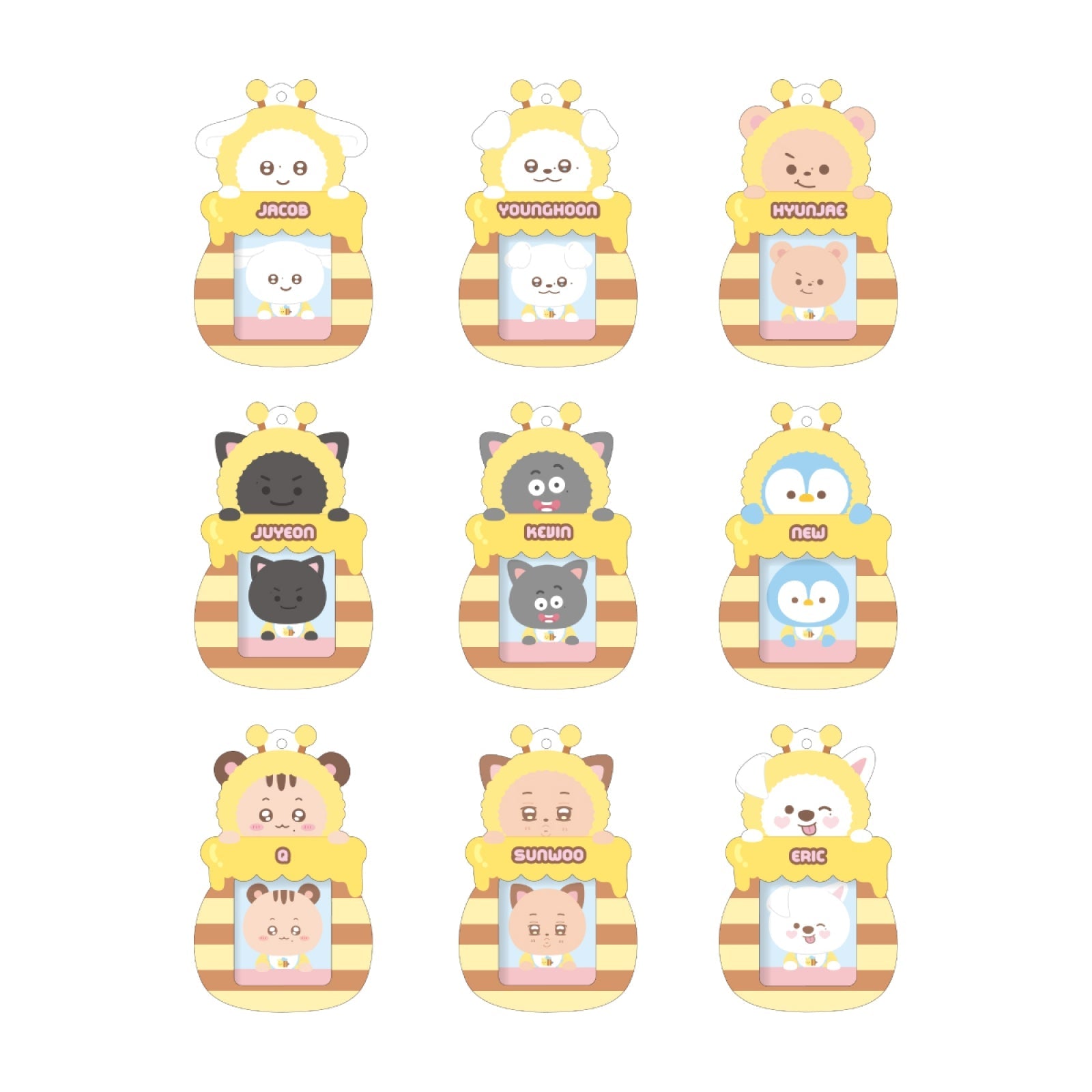 (Pre Order) The Boyz - [Inter - Zection] Concert Official MD - ID Photo Holder - KPop Idol