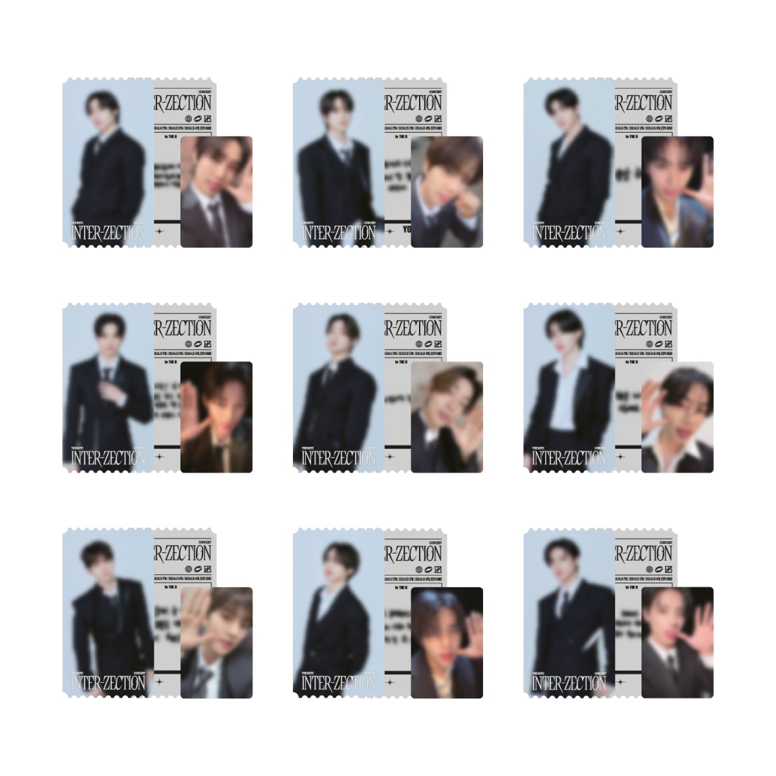 (Pre Order) The Boyz - [Inter - Zection] Concert Official MD - Photo Ticket Set - KPop Idol