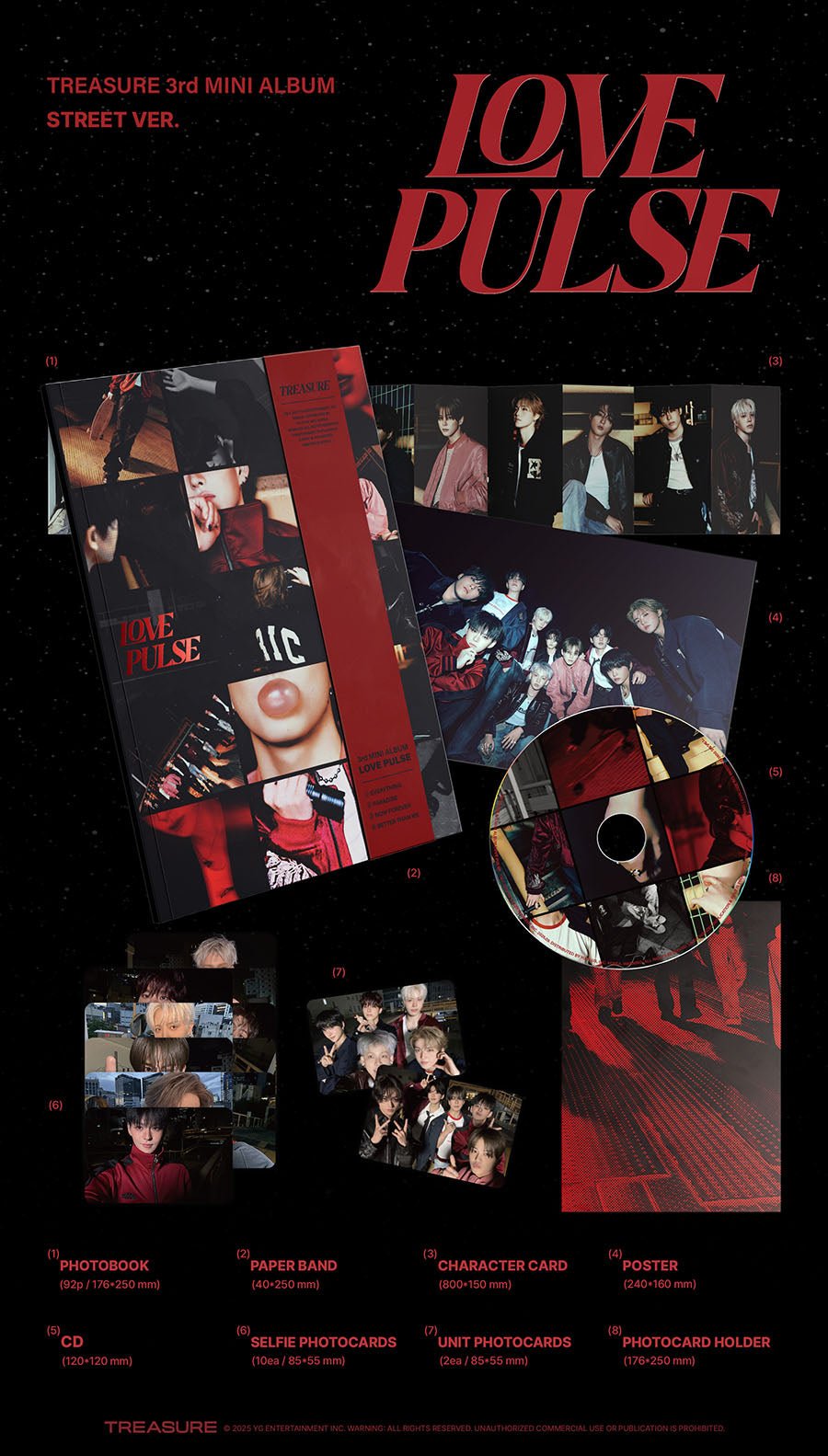 (Pre Order) Treasure - Love Pulse (version choice) - KPop Idol