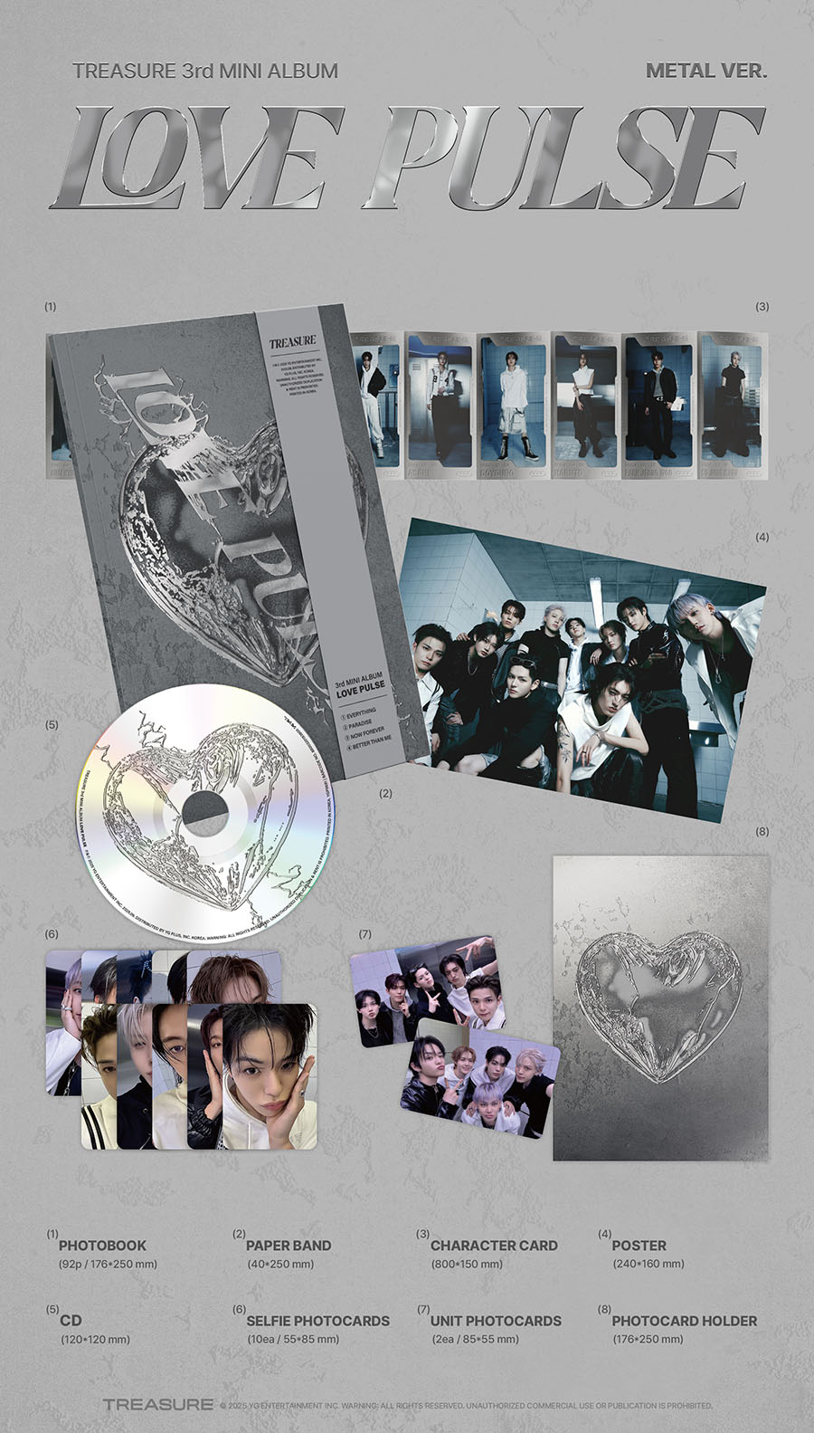 (Pre Order) Treasure - Love Pulse (version choice) - KPop Idol