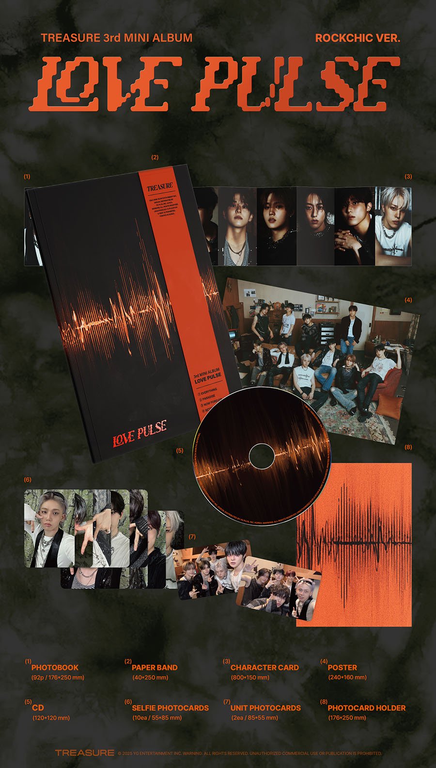 (Pre Order) Treasure - Love Pulse (version choice) - KPop Idol
