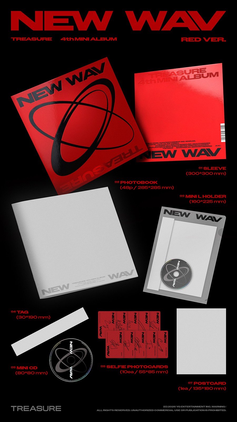 (Pre Order) Treasure - New Wave: Standard Ver. - KPop Idol