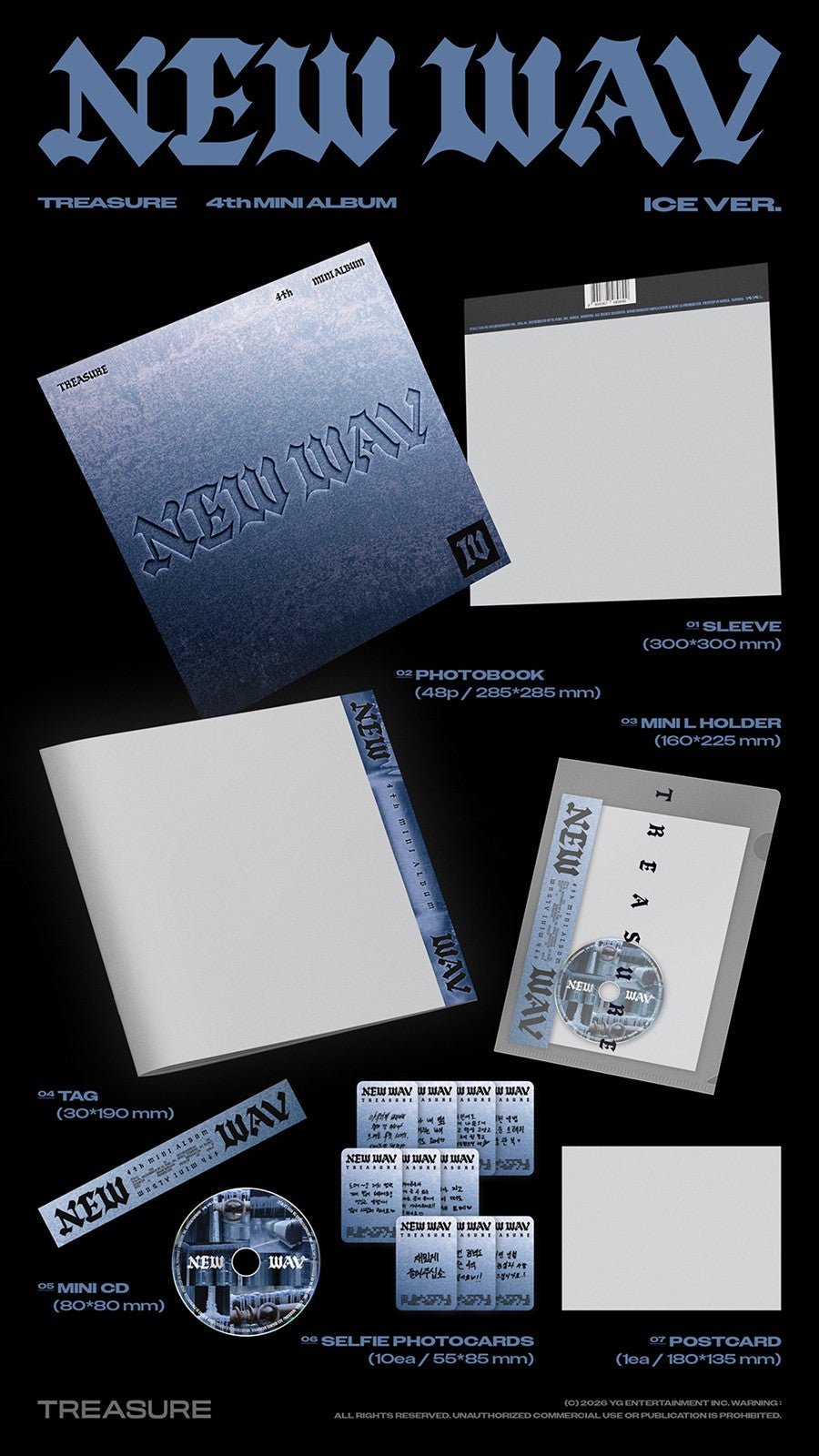 (Pre Order) Treasure - New Wave: Standard Ver. - KPop Idol