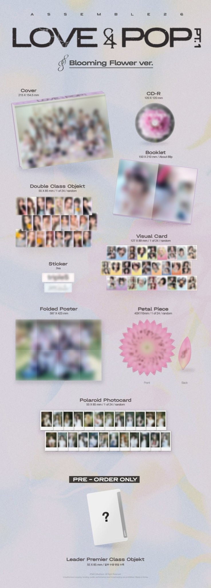 (Pre Order) TripleS - Love and Pop Pt.1: Standard ver. - KPop Idol