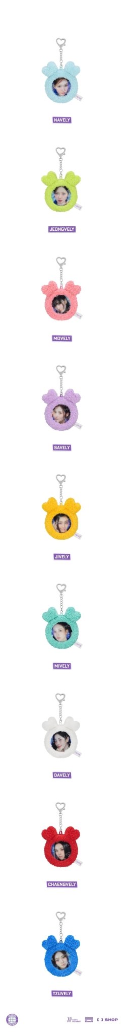 (Pre Order) TWICE - 10VE Universe Pop Up Store Official MD: LOVELY CAN BADGE HOLDER - KPop Idol
