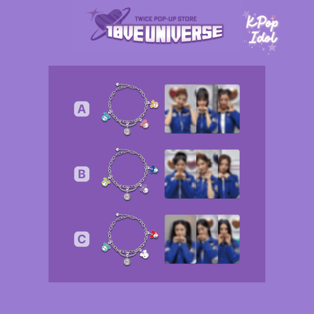 (Pre Order) TWICE - 10VE Universe Pop Up Store Official MD: LOVELY CUSTOM BRACELET - KPop Idol