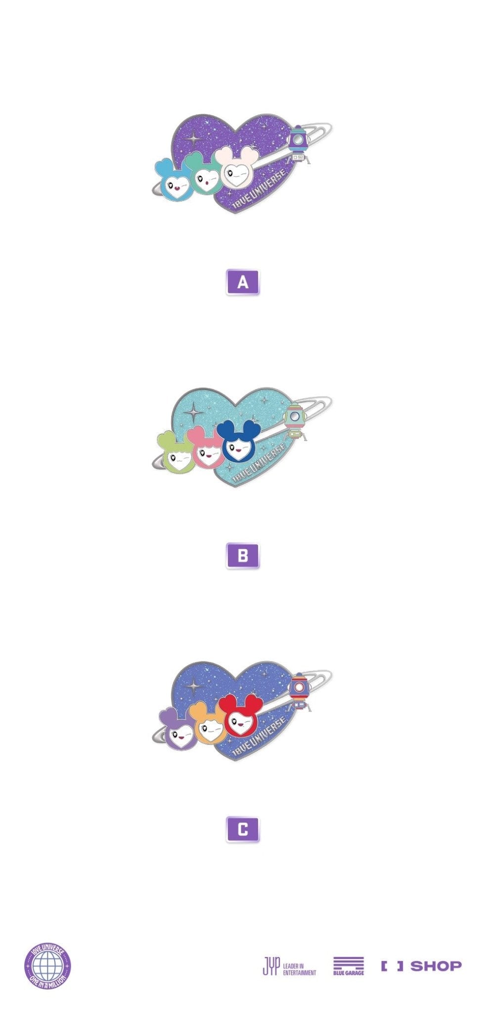 (Pre Order) TWICE - 10VE Universe Pop Up Store Official MD: LOVELY MOVING BADGE - KPop Idol