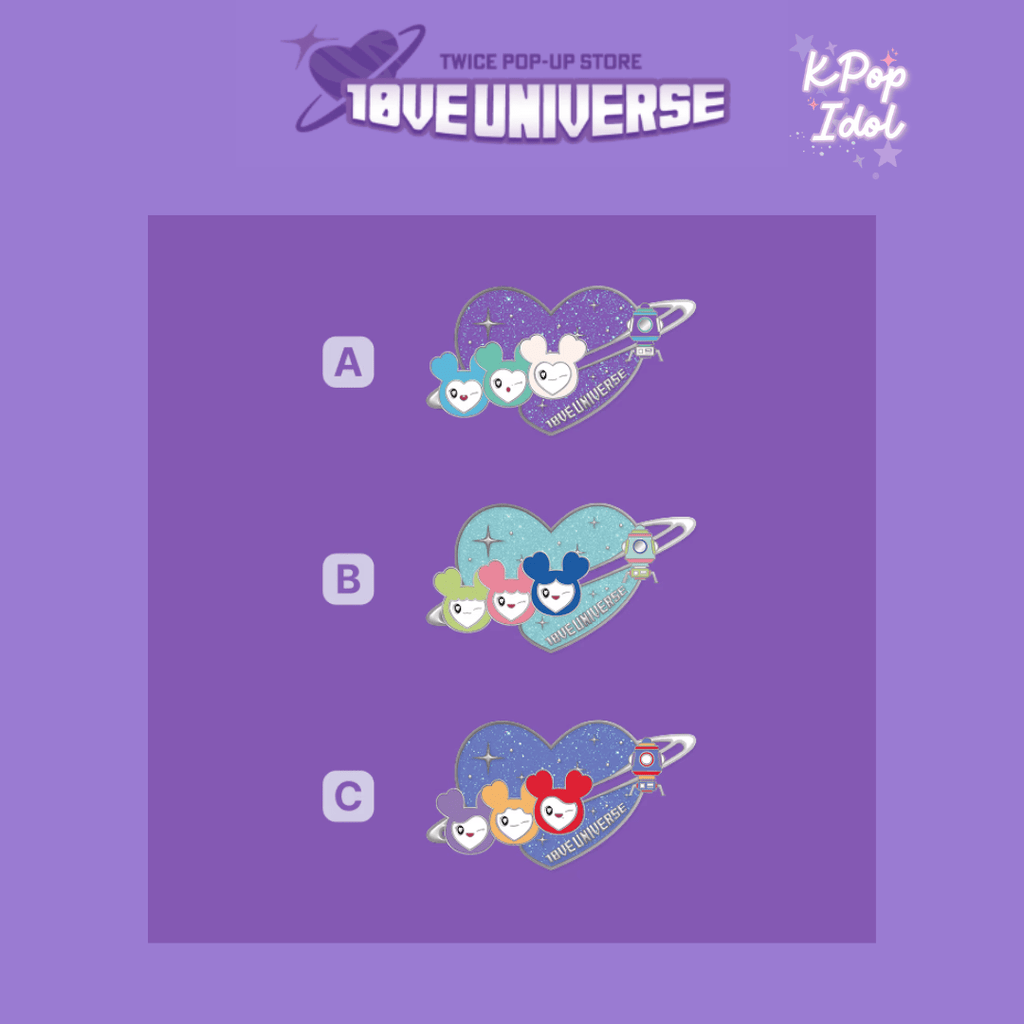 (Pre Order) TWICE - 10VE Universe Pop Up Store Official MD: LOVELY MOVING BADGE - KPop Idol