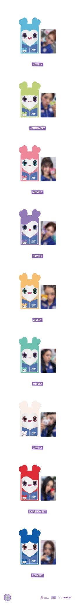 (Pre Order) TWICE - 10VE Universe Pop Up Store Official MD: LOVELY PHOTOCARD SLEEVE - KPop Idol