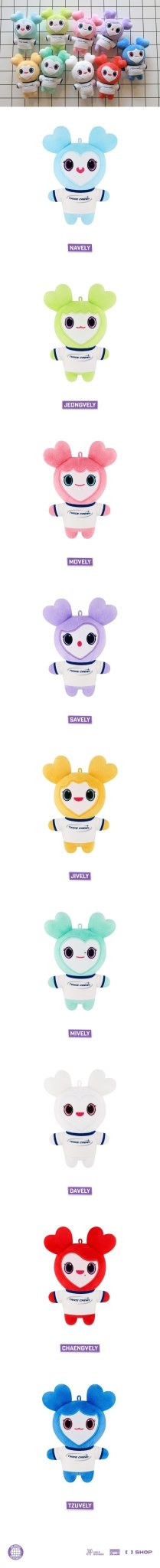 (Pre Order) TWICE - 10VE Universe Pop Up Store Official MD: LOVELY PLUSH ORIGINAL Ver. - KPop Idol