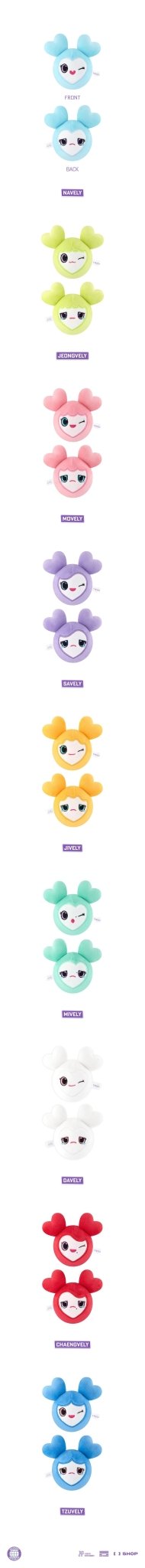 (Pre Order) TWICE - 10VE Universe Pop Up Store Official MD: LOVELY STRESS BALL - KPop Idol