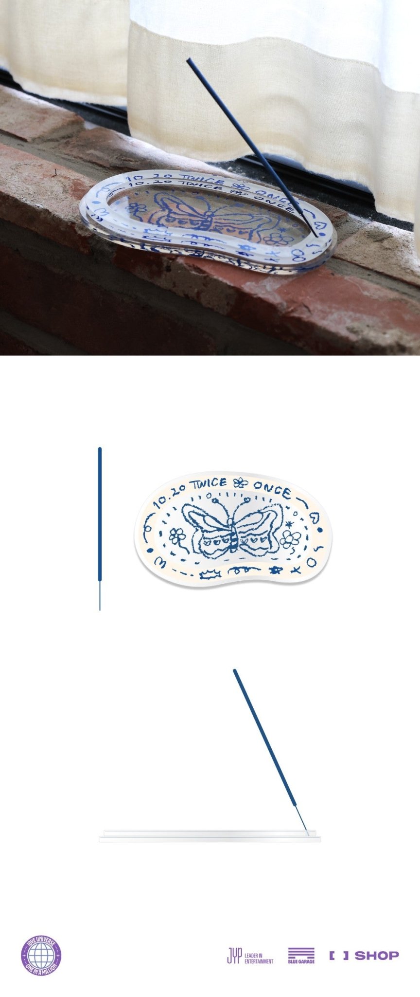 (Pre Order) TWICE - 10VE Universe Pop Up Store Official MD: MOMO INCENSE STICK & HOLDER SET - KPop Idol