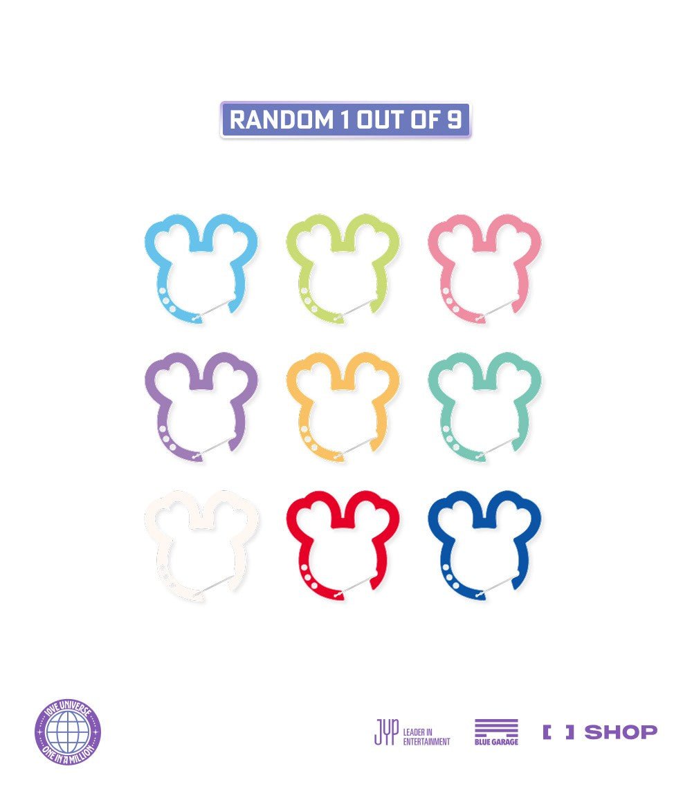 (Pre Order) TWICE - 10VE Universe Pop Up Store Official MD: SECRET ACRYLIC CARABINER - KPop Idol