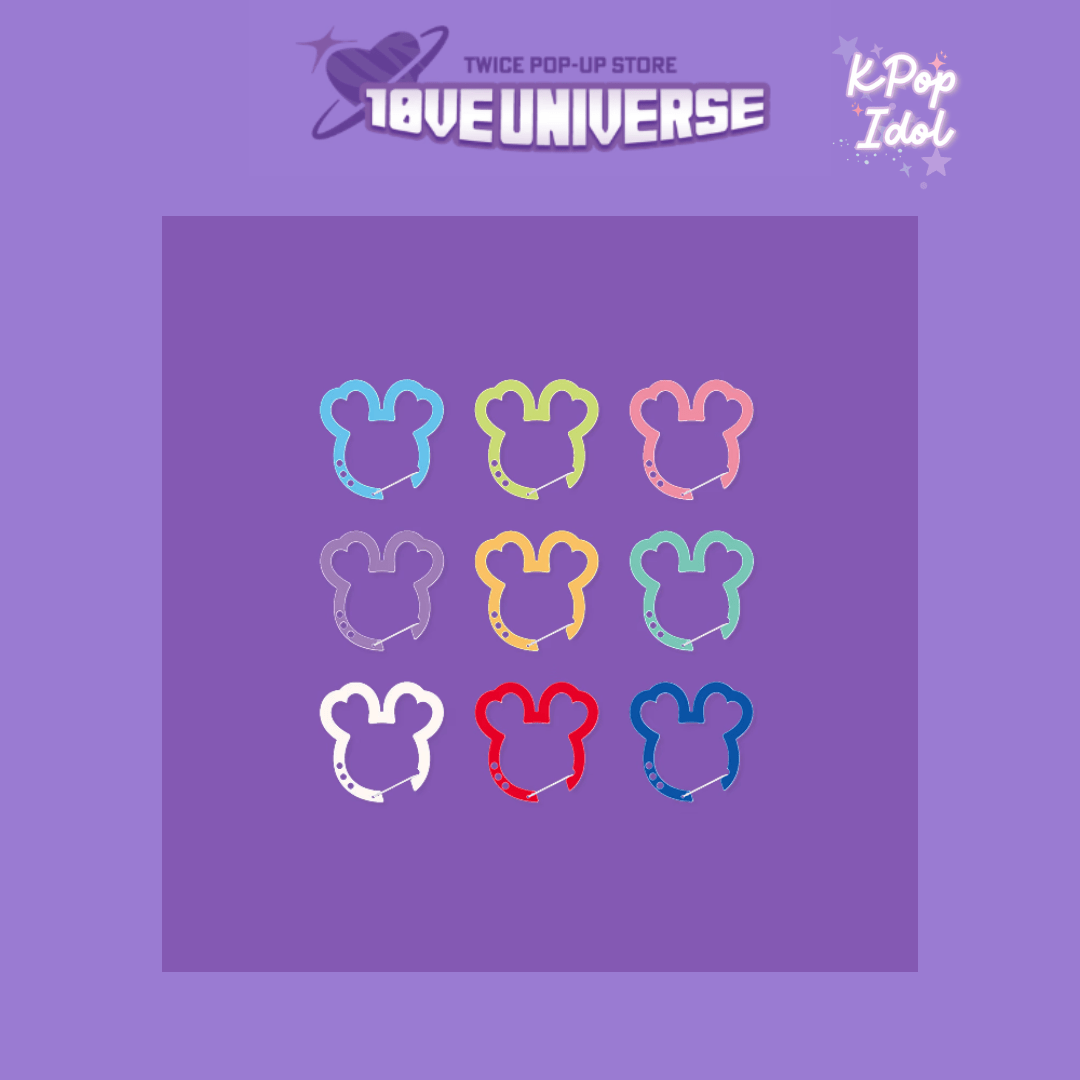 (Pre Order) TWICE - 10VE Universe Pop Up Store Official MD: SECRET ACRYLIC CARABINER - KPop Idol