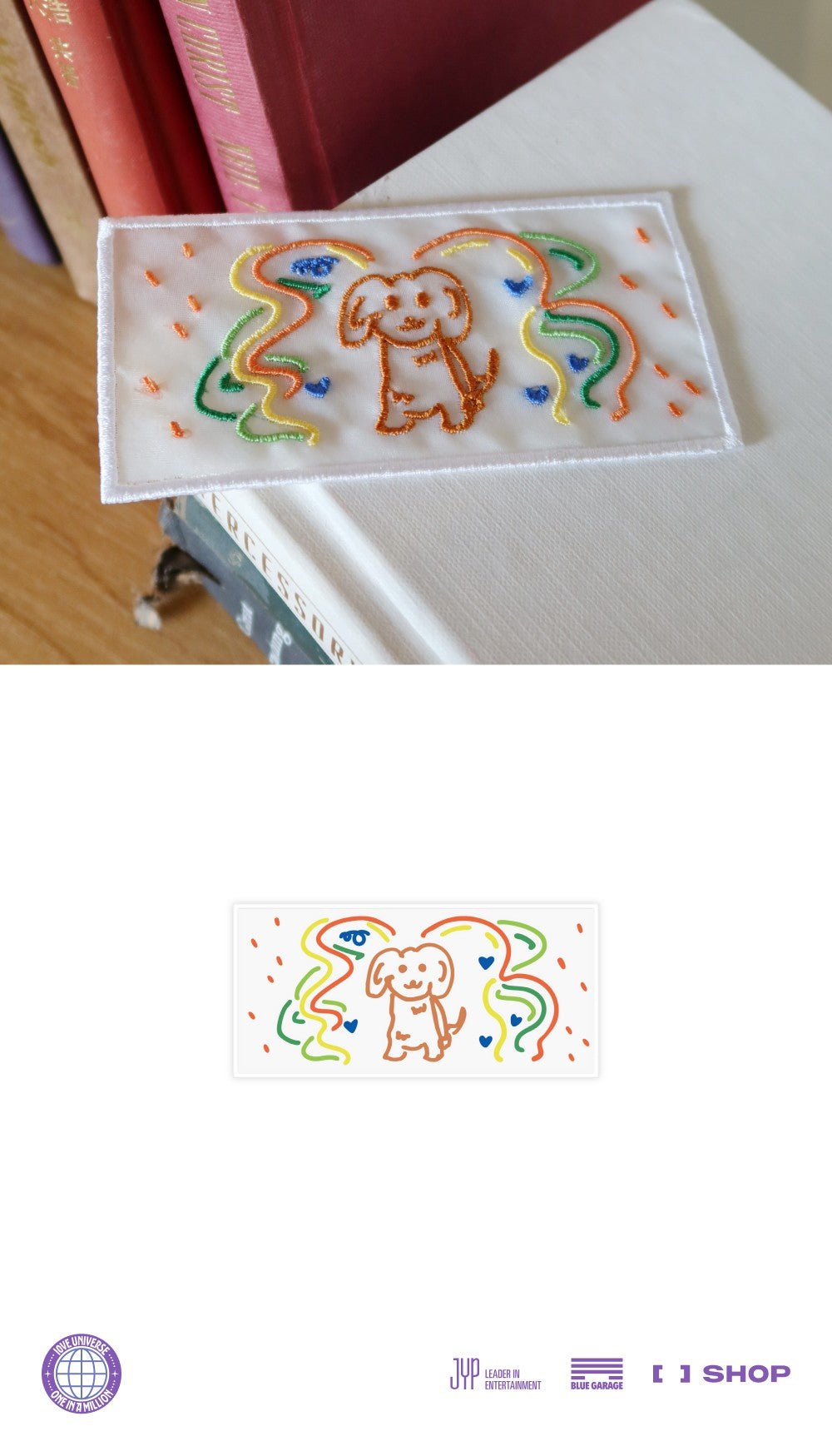 (Pre Order) TWICE - 10VE Universe Pop Up Store Official MD: TZUYU FABRIC BOOKMARK - KPop Idol