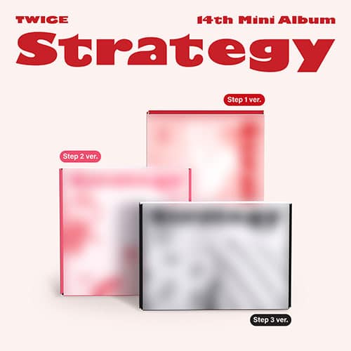 (Pre Order) Twice - Strategy (version choice) with Apple Music POB - KPop Idol