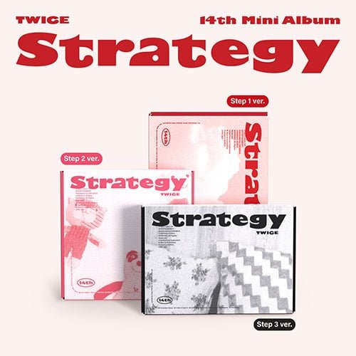 (Pre Order) Twice - Strategy (version choice) with Apple Music POB - KPop Idol