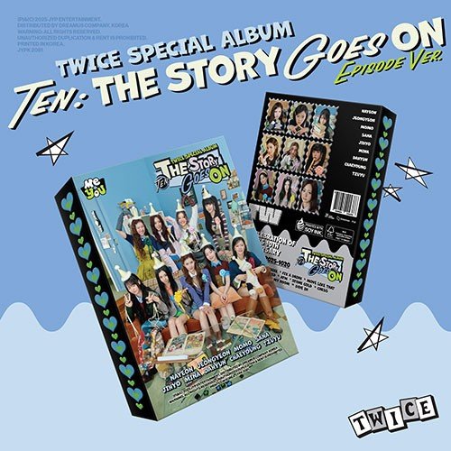 (Pre Order) Twice - TEN: The Story Goes On Episode Version (random cover) with Music Korea POB - KPop Idol