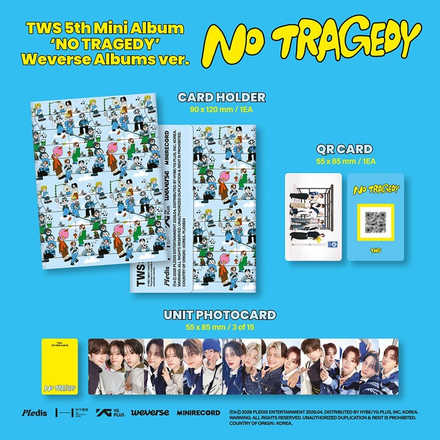 (Pre Order) TWS - No Tragedy: Weverse Album - KPop Idol