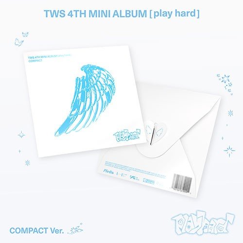 (Pre Order) TWS - Play Hard Compact version with Weverse POB - KPop Idol