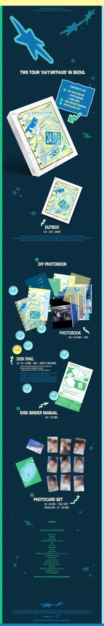 (Pre Order) TWS - TWS Tour '24/7': With Us In Seoul - KPop Idol