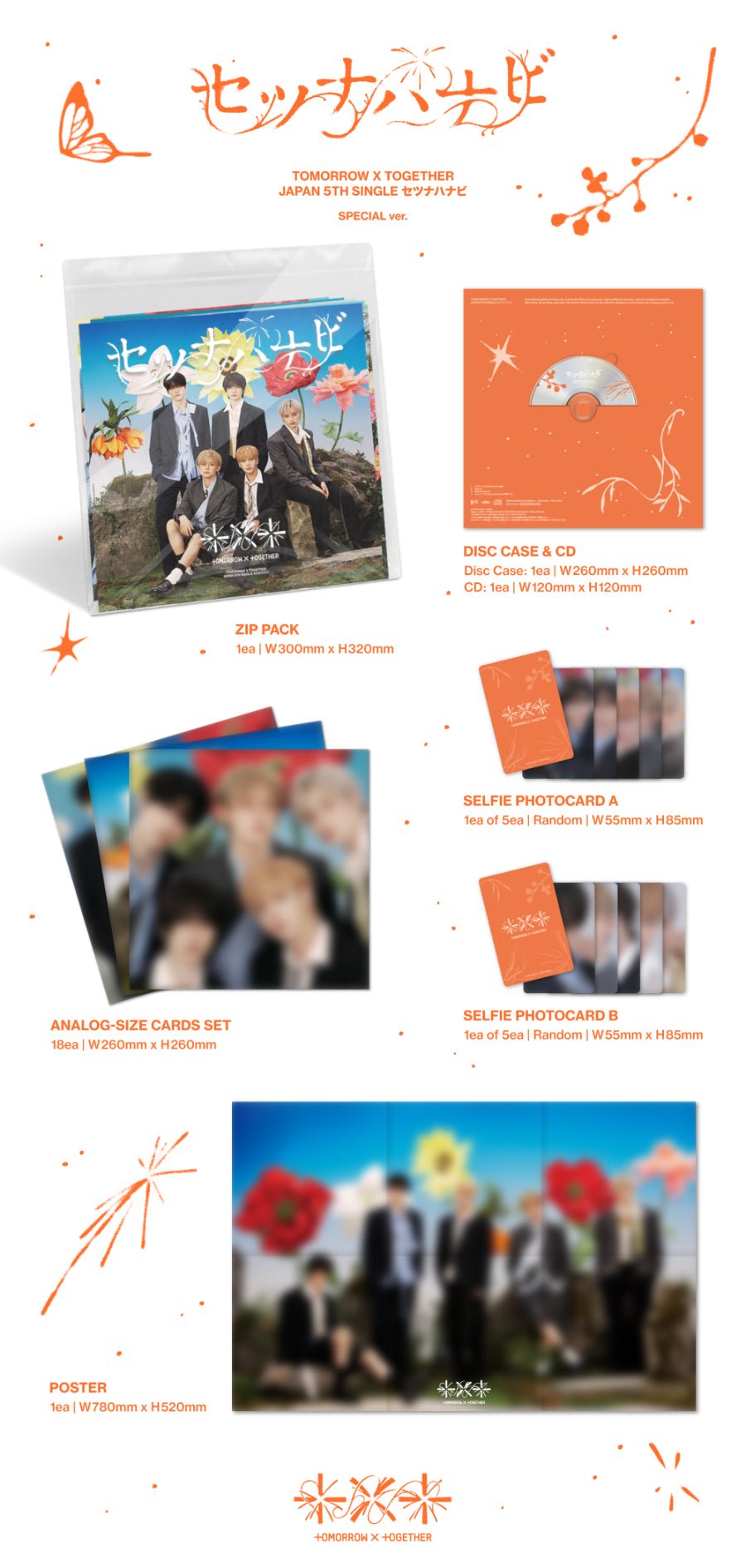 (Pre Order) TXT Japan - Setsuna Hanabi: Special Edition - KPop Idol