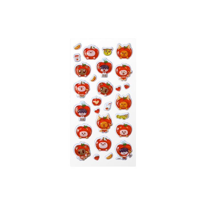 (Pre Order) TXT - PPULBATU Hey! Appul Official MD: 3D Sticker - KPop Idol