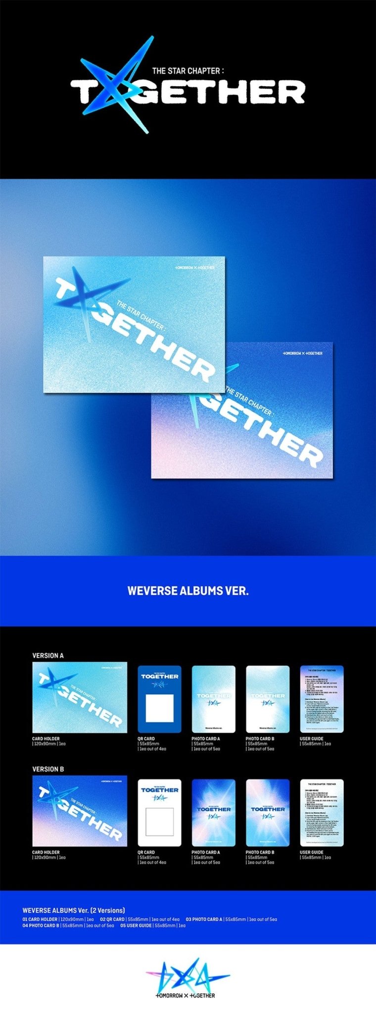 (Pre Order) TXT - The Star Chapter Together Weverse Album - KPop Idol