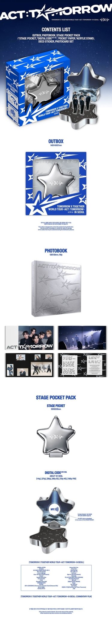 (Pre Order) TXT - World Tour Act: Tomorrow in Seoul - KPop Idol
