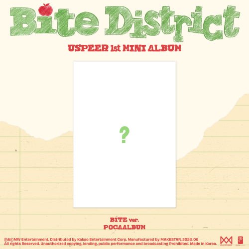 (Pre Order) Uspeer - Bite District: Bite Ver. - KPop Idol