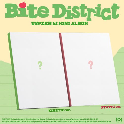 (Pre Order) Uspeer - Bite District: Standard Ver. - KPop Idol